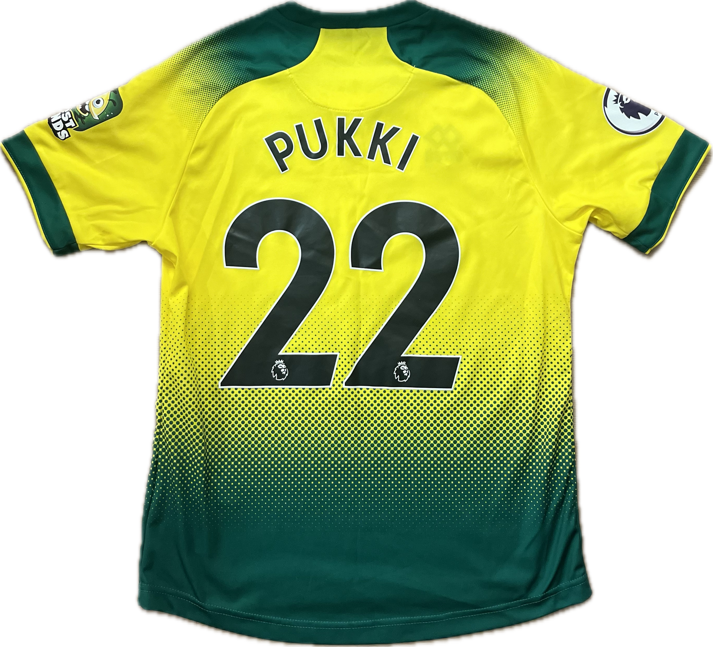 Norwich City 2019/20 Kotipaita - (L) - #22 Pukki - 10/10