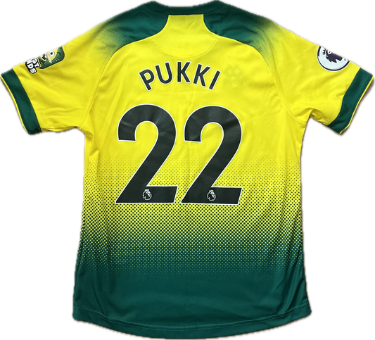 Norwich City 2019/20 Kotipaita - (L) - #22 Pukki - 10/10