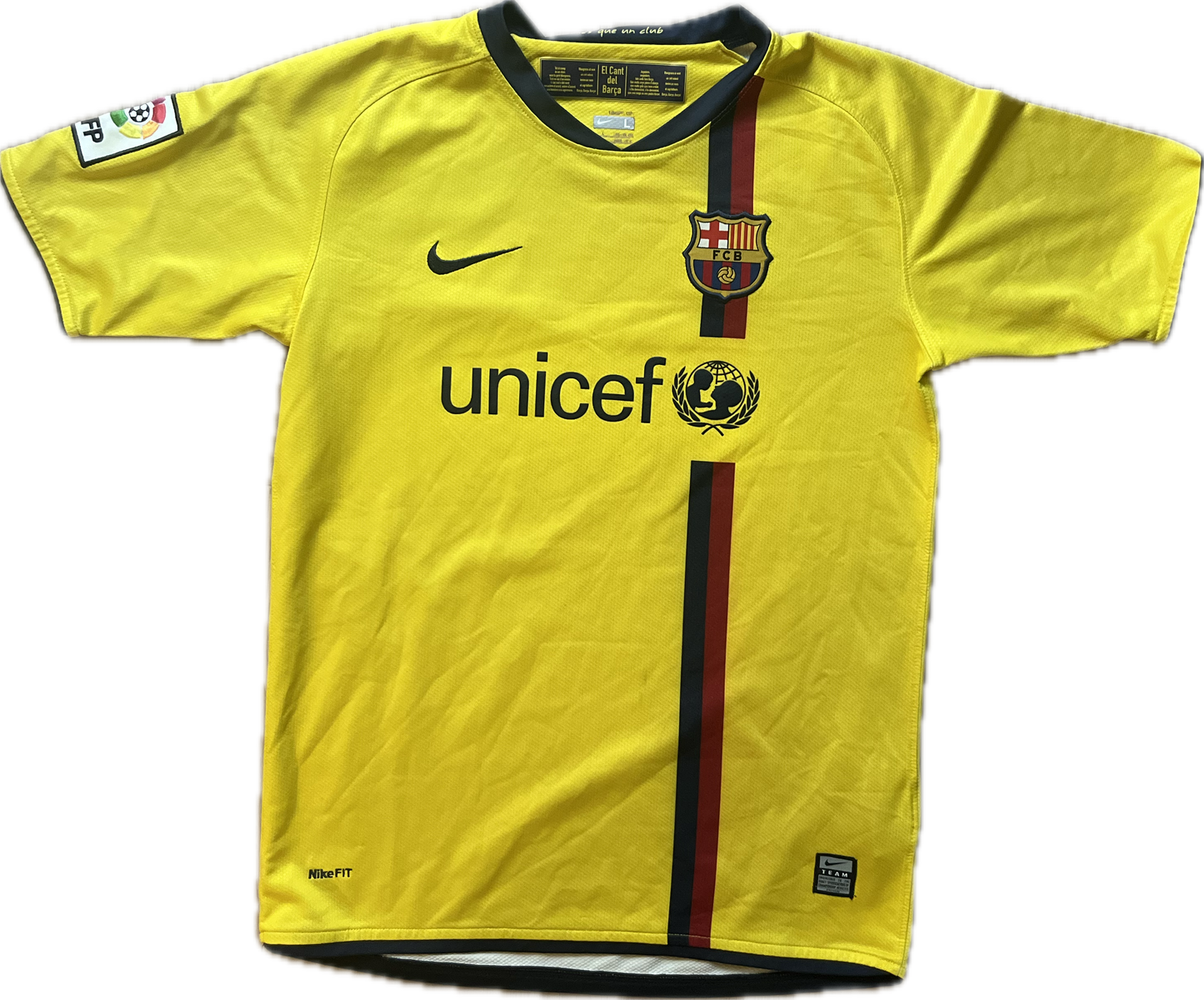 FC Barcelona 2008/09 Vieraspaita - (XS / Lasten L) - 10/10