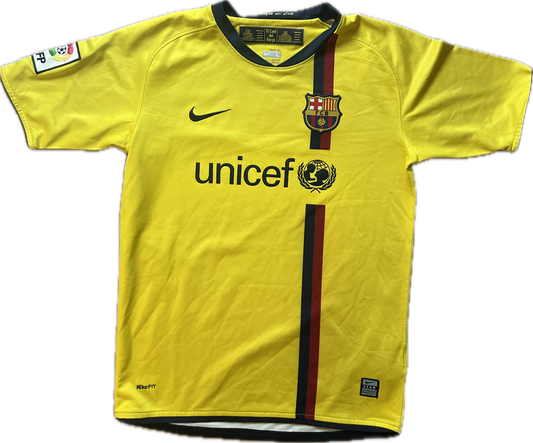 FC Barcelona 2008/09 Vieraspaita - (XS / Lasten L) - 10/10