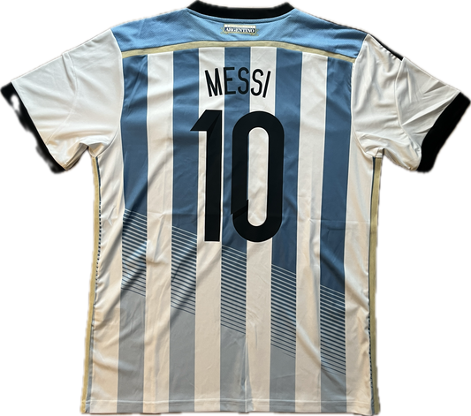 Argentiina 2013/15 Kotipaita - (L) - #10 Messi - 10/10