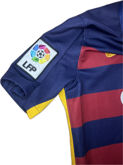 FC Barcelona 2015/16 Home Shirt - #10 Messi - (Kids L) - 10/10 