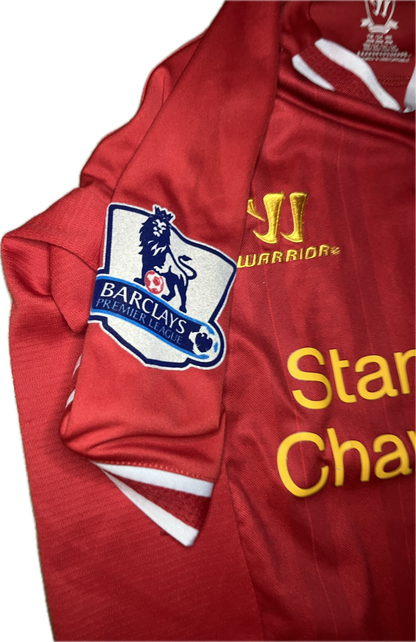 Liverpool 2013/14 Home Shirt - #7 Suarez - (Kids M) - 10/10 