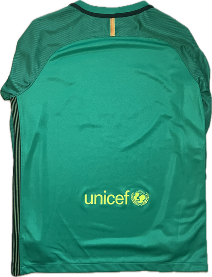 FC Barcelona 2016/17 Goalkeeper Shirt - (Kids XL) - 10/10 