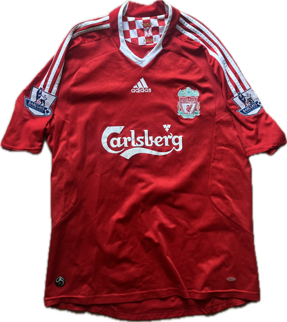 Liverpool 2008/10 Kotipaita - (L) - #8 Gerrard - 7/10