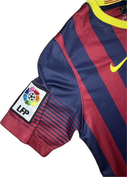 FC Barcelona 2013/14 Home Shirt - (Kids XL) - 7/10 
