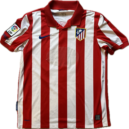 Atletico Madrid 2009/10 Home Shirt - (M) - #10 Kun Agüero - 8/10