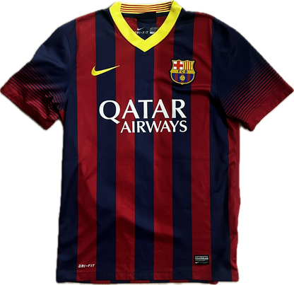 FC Barcelona 2013/14 Home Shirt - (S) - #11 Neymar JR - 8/10