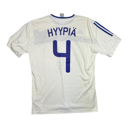 Suomi Pelipaita - #4 Hyypiä - (L) - 8/10 *nimikirjoitus*