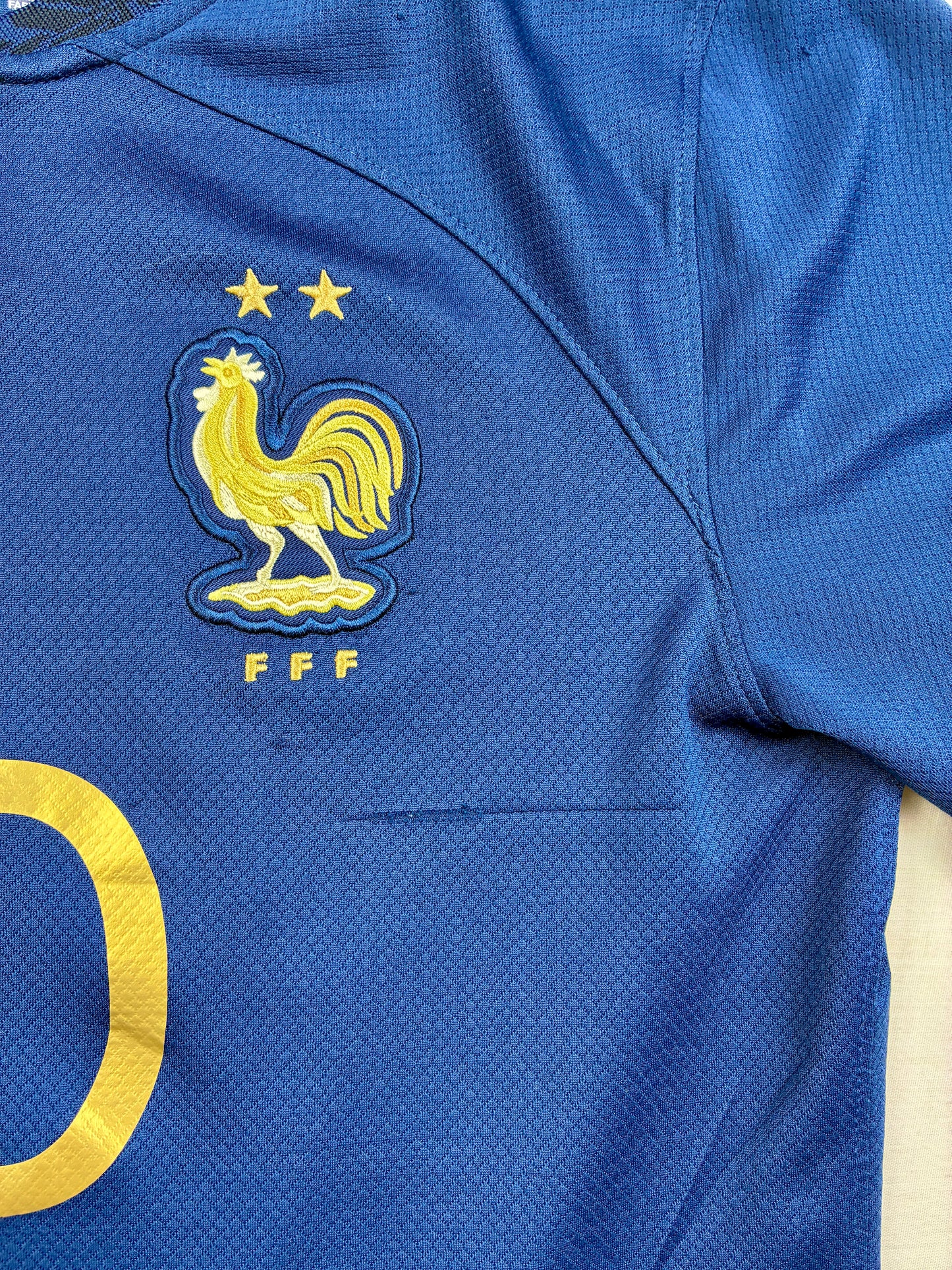 Ranska 2022 Kotipaita - #10 Mbappe - (S) -7/10