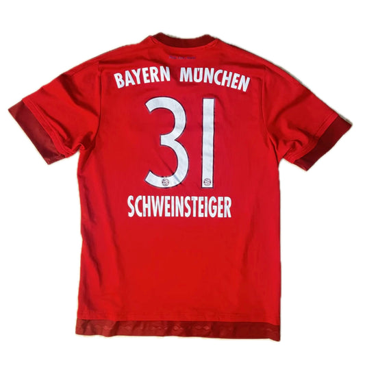 Bayern Munchen 2015/16 Kotipaita - #31 Schweinsteiger - (M) - 8/10