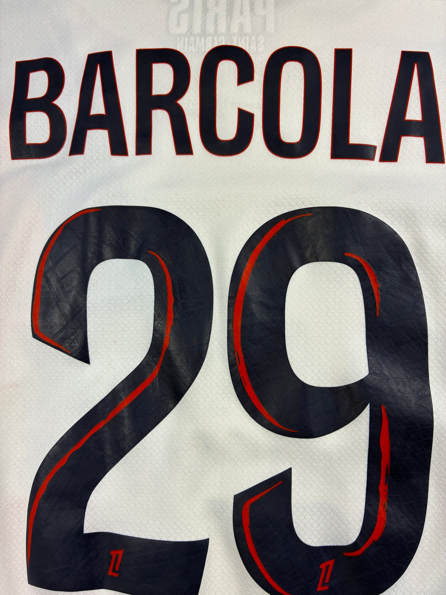 PSG 2025/26 Vieraspaita - #29 Barcola - (L) - 10/10