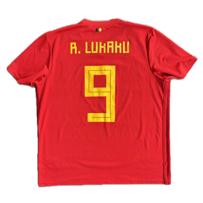 Belgia 2018 Kotipaita - #9 R. Lukaku - (XL) - 8/10