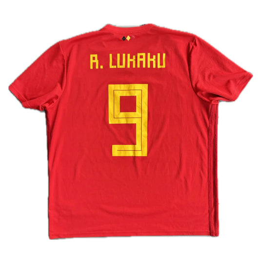 Belgia 2018 Kotipaita - #9 R. Lukaku - (XL) - 8/10
