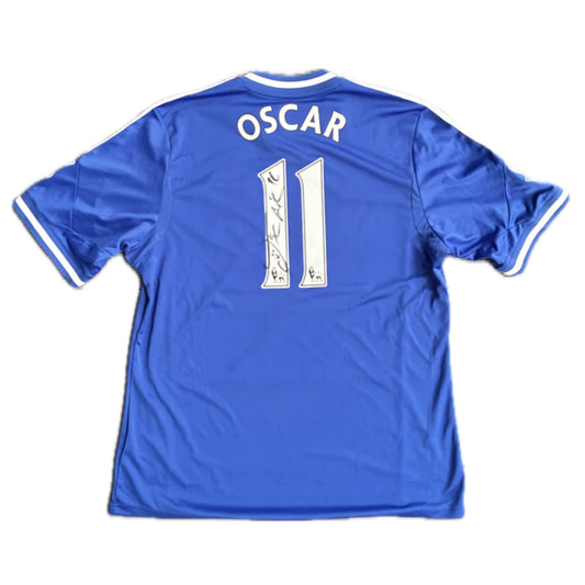 Chelsea 2013/14 Kotipaita - #11 Oscar (Nimikirjoitus) - (XL) - 10/10