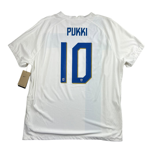 Suomi 2022 Kotipaita - #10 Pukki - (XXL) - 10/10 -  Pelaajaversio