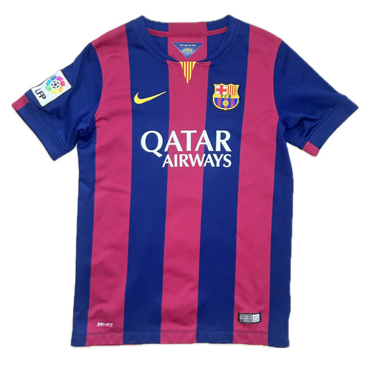 FC Barcelona 2014/15 Home Shirt - (Kids L) - 10/10 