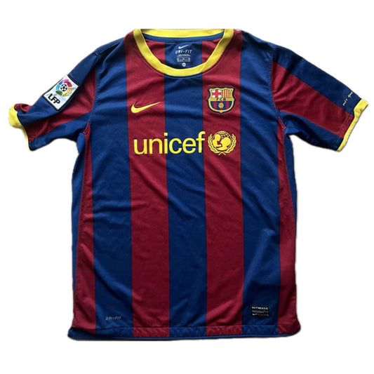 FC Barcelona 2010/11 Home Shirt - (Kids XL) - 10/10
