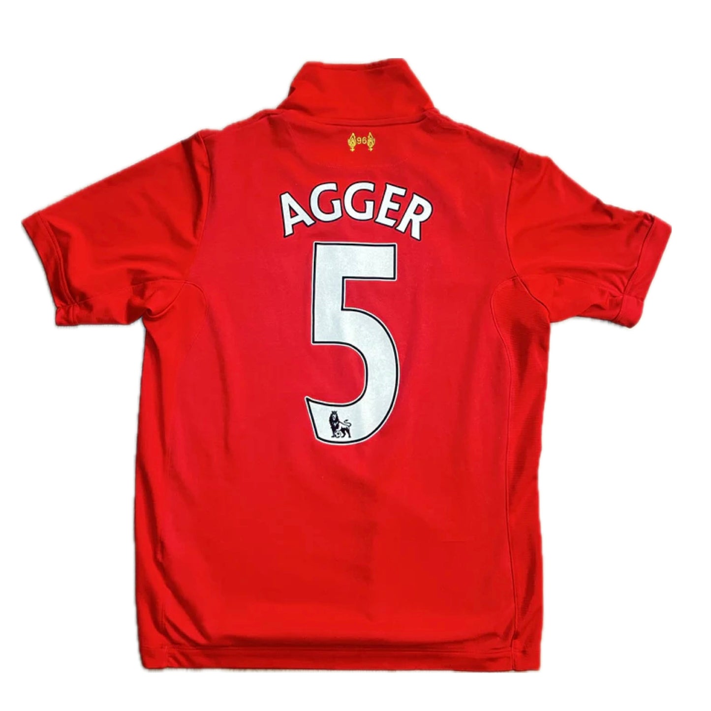 Liverpool 2012/13 Kotipaita - #5 Agger - (S) - 7/10