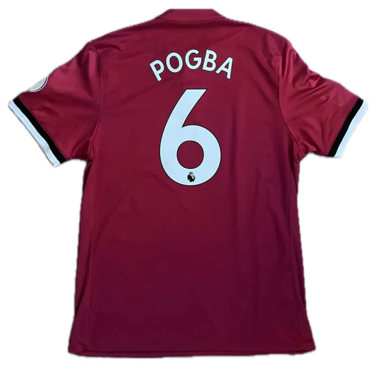 Manchester United 2017/18 Kotipaita - (XL) - #6 Pogba - 10/10