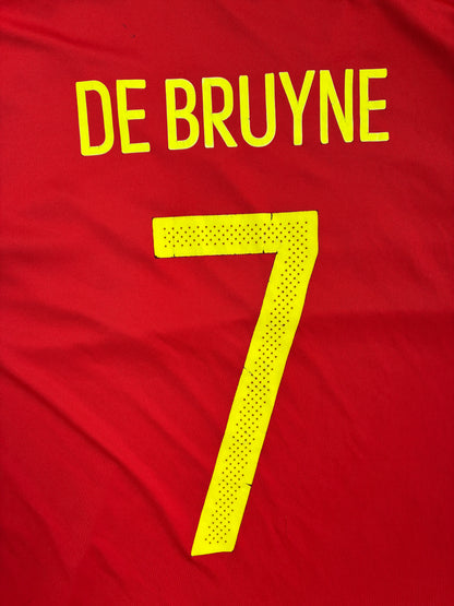 Belgia 2016/17 Kotipaita - #7 De Bruyne - (XXL) - 7/10