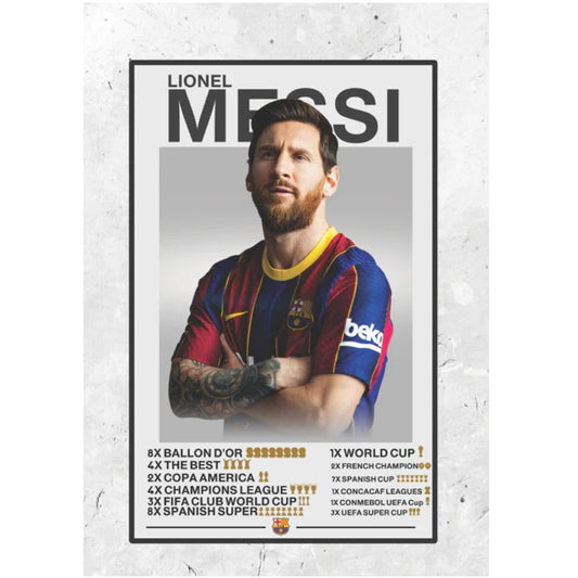 Lionel Messi - Poster (40x60cm, unframed)