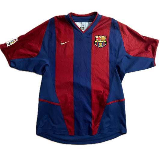 FC Barcelona 2002/03 Home Shirt - (S/M/L) - 9/10