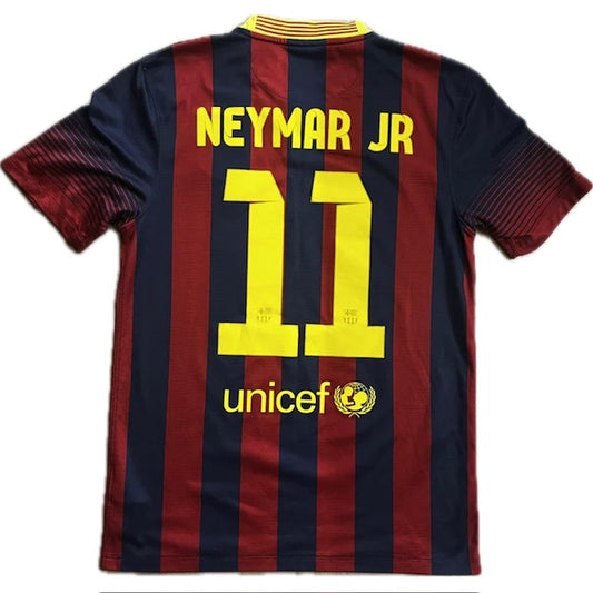 FC Barcelona 2013/14 Home Shirt - (S) - #11 Neymar JR - 8/10