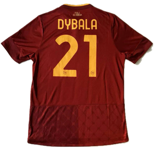 AS Roma 2022/23 Home Shirt - #21 Dybala - (L) - 10/10
