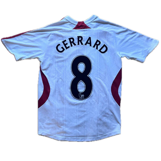 Liverpool 2008/09 Away Shirt - (S) - #8 Gerrard - 9/10