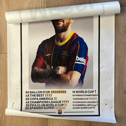 Lionel Messi - Poster (40x60cm, unframed)