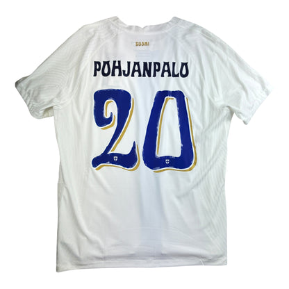 Suomi 2025 Kotipaita - #20 Pohjanpalo - (XL) - 10/10 *tägeillä* - Pelaajaversio