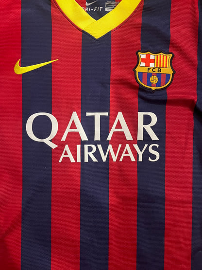 FC Barcelona 2013/14 Home Shirt - (S) - #11 Neymar JR - 8/10