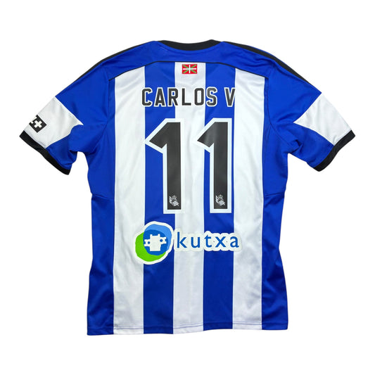 Real Sociedad 2014/15 Kotipaita - #11 Carlos V - (L) - 8/10