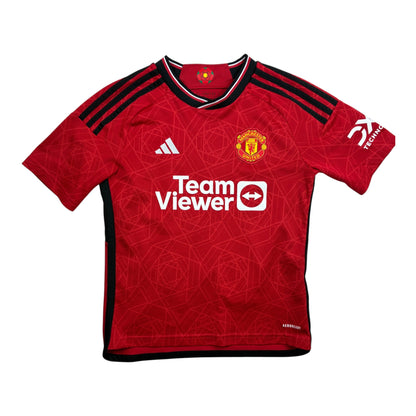 Manchester United 2023/24 Kotipaita - #11 Hojlund - (Lasten M ) - 10/10