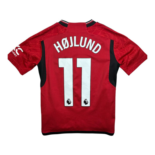 Manchester United 2023/24 Kotipaita - #11 Hojlund - (Lasten M ) - 10/10