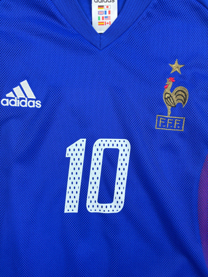 Ranska 2002 Kotipaita - #10 Zidane - (S) - 10/10
