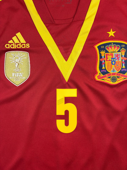 Espanja 2013 Kotipaita - #5 Puyol - (S) - 9/10