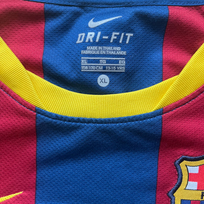 FC Barcelona 2010/11 Home Shirt - (Kids XL) - 10/10