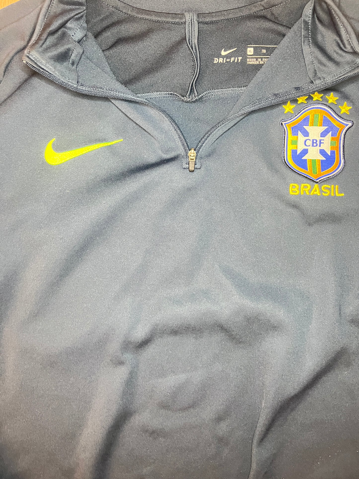 Brazil 2018/19 Training Hoodie - (XL) - 10/10 