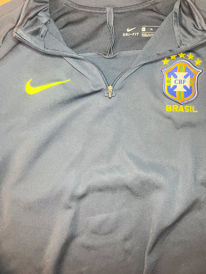Brazil 2018/19 Training Hoodie - (XL) - 10/10 