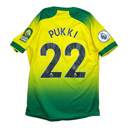 Norwich City 2019/20 Kotipaita - #22 Pukki - (S) - 9/10