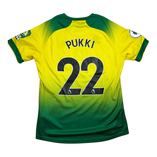 Norwich 2019/20 Kotipaita - #22 Pukki - (L) - 10/10