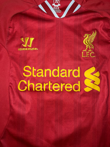 Liverpool 2013/14 Home Shirt - #7 Suarez - (Kids M) - 10/10 
