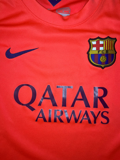 FC Barcelona 2014/15 Away Shirt - (Kids M) - 10/10 