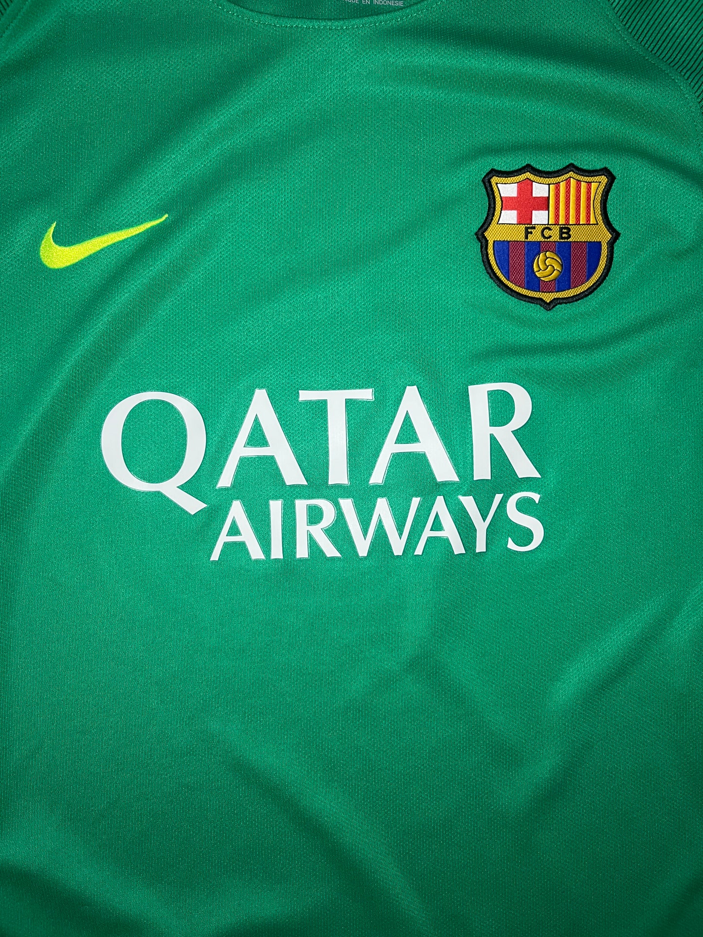 FC Barcelona 2016/17 Goalkeeper Shirt - (Kids XL) - 10/10 