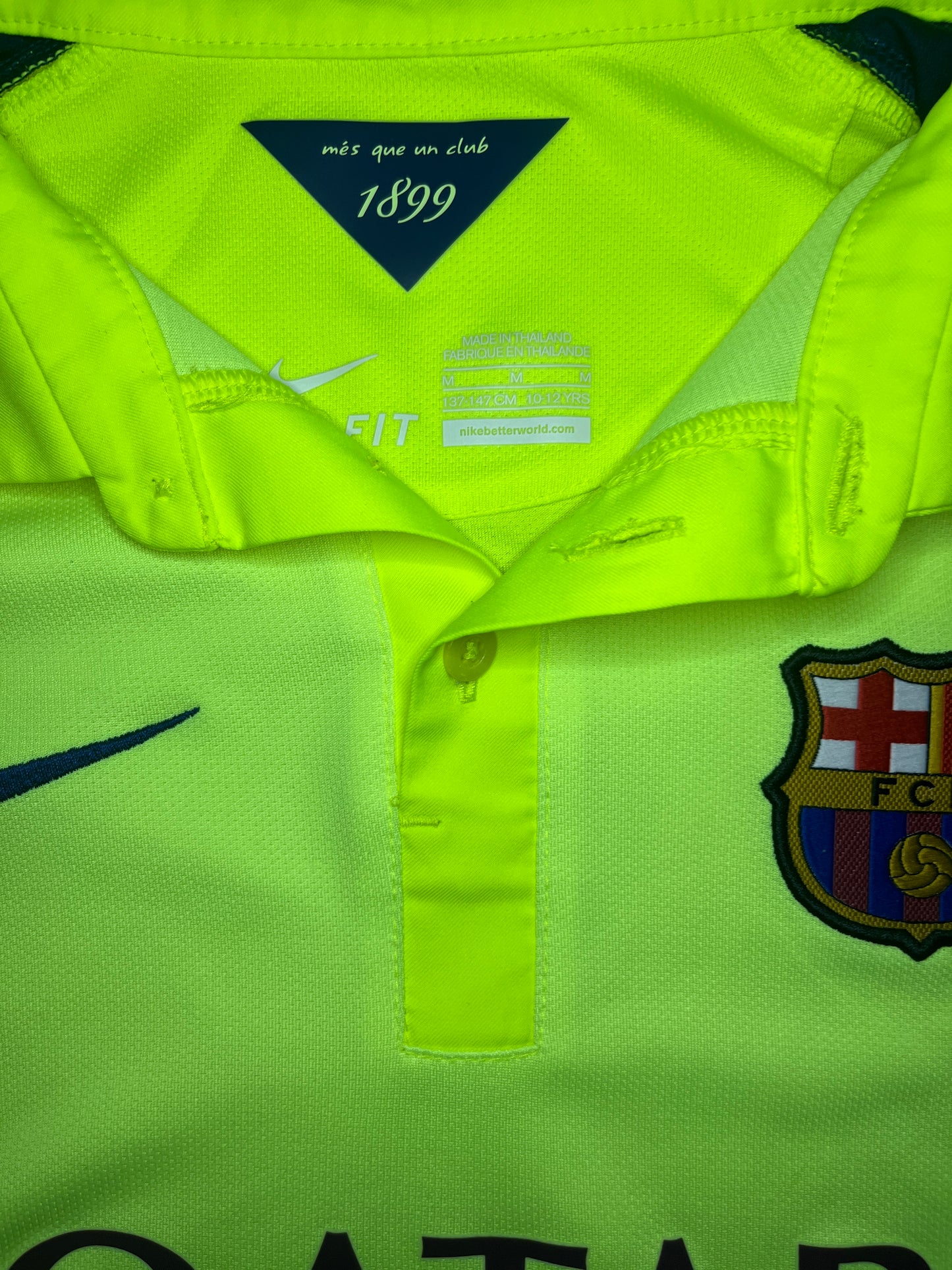 FC Barcelona 2014/15 3rd Shirt - (Kids M) - 10/10 