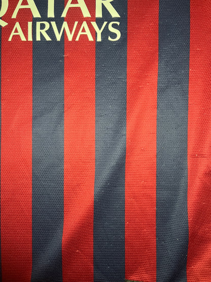 FC Barcelona 2013/14 Home Shirt - (Kids XL) - 7/10 
