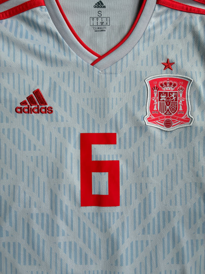 Espanja 2018/19 Vieraspaita- #6 A.Iniesta - (S) - 10/10