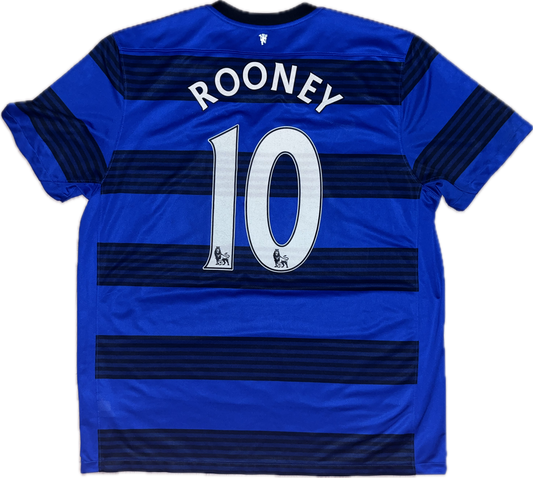 Manchester United 2011/12 Vieraspaita - (XXL) - #10 Rooney - 9/10